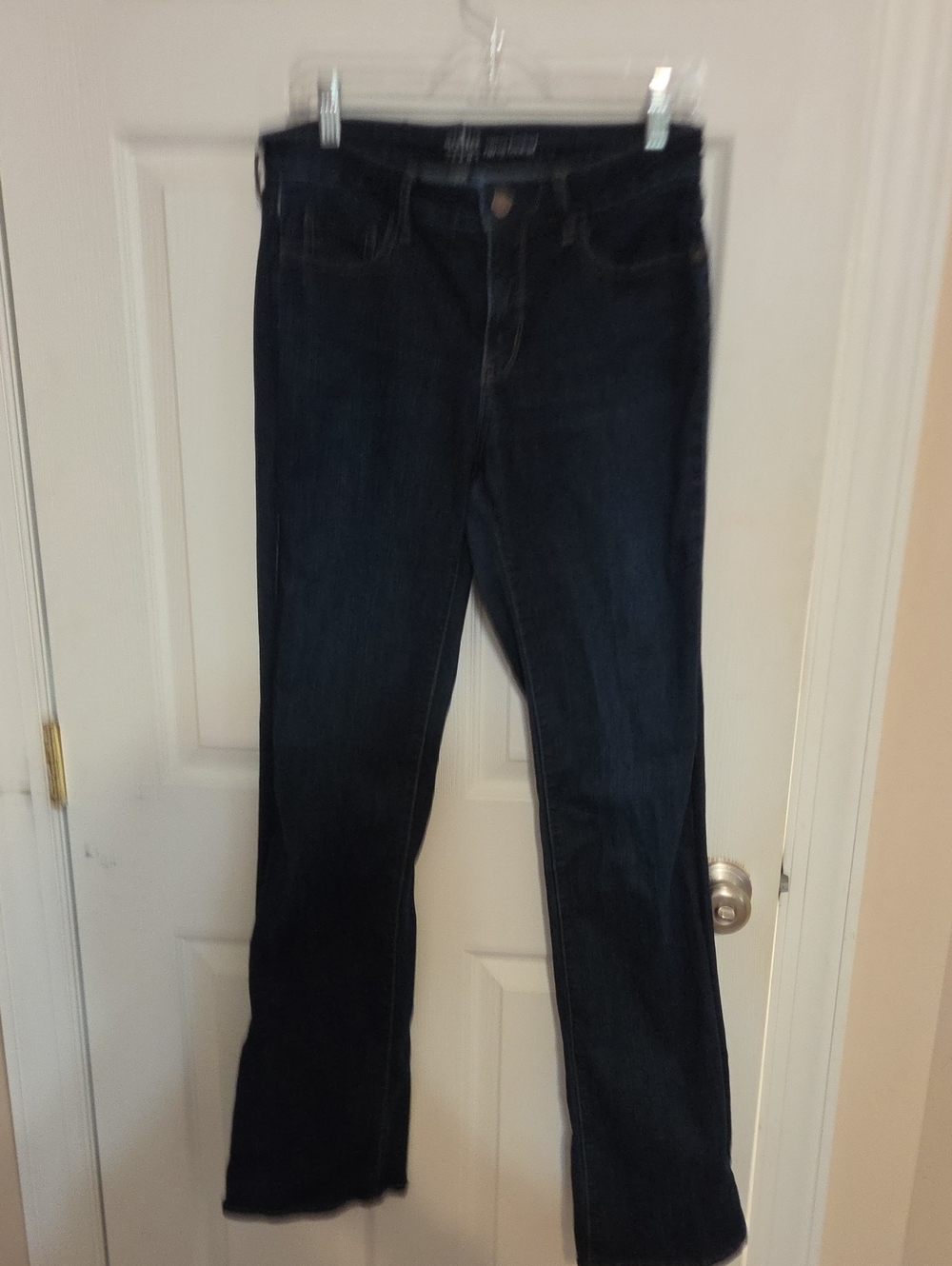 New York & Company Dark Blue Boot Cut Jeans Vintage 6 Tall